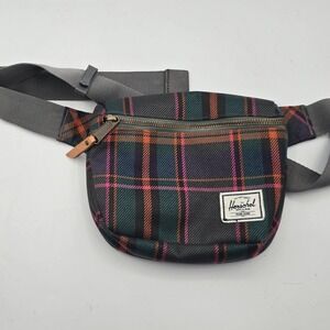 Herschel Supply Co Fifteen Hip Pack Plaid Waist Bag Crossbody Belt Bag Multi